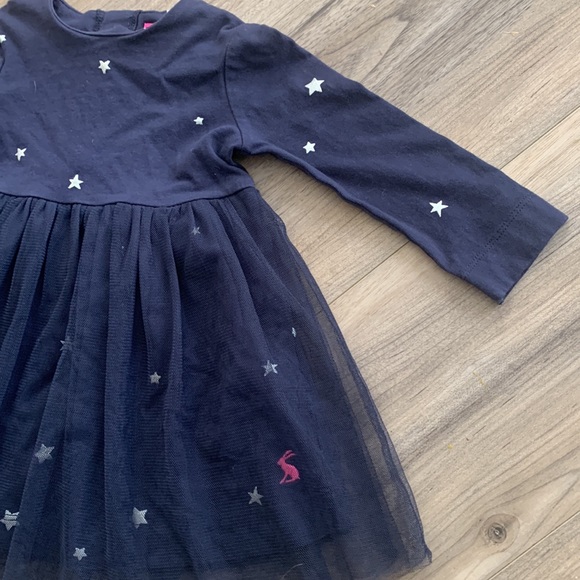Joules baby girl blue stars tutu dress - Picture 3 of 6